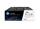 Hp 312A 3-Pack Cym Lj Toner Cart, CF440AM (2,700 / 2,700 / 2,700 Pages)
