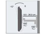 Techly ICA-LCD-2901WH Supporto Tv 94 Cm (37") Bianco"