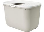 Vadigran Lettiera Per Gatti "Hop In"" 58,5 X 39 X 39,5 Cm Bianco / Beige"