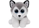 Peluche Ty Buff Husky Con Occhi Glitterati, Peluche Beanie Classic 25 Cm