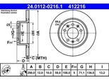 Ate 24.0112-0216.1 - Oe 96 839 932 80 Disco Freno Per 508 (8E)