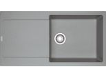 Franke Maris Mrg 611-100 Xl Vestavný DřEz / Fraganit / Kamenná šEdá / Oboustranný / TlačíTko / 60 Cm