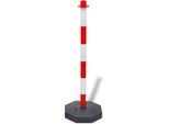 Vidaxl Set Di Pali Con Catena Di Sbarramento 10 M In Plastica