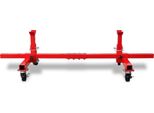 Vidaxl Cavalletto Mobile Rosso