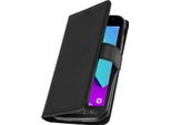 Avizar, Custodia Protettiva Flip Con Funzione Stand Per Samsung Galaxy Xcover 4 / 4S, Nero