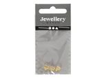 Creativ Company Perline Spaziali Placcate Oro, 3 Pz.
