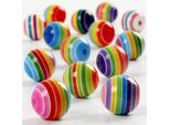 Creativ Company Cc Perline In Resina Rotonde 12 Mm Multi Mix 50 Pezzi