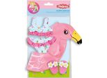 Heless - Set Da Bagno Per Bambole Flamingo Ella, Dimensioni 35-45 Cm