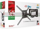 Barkan - Supporto A Parete Per Tv Long Full Motion - 13 Pollici - 80 Pollici/33 Cm - 211 Cm - 50 Kg - Nero