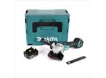 Smerigliatrice Angolare A Batteria Makita Dga 513 F1J 18V 125Mm Brushless + 1X Batteria Ricaricabile 3.0Ah + Makpac - Senza Caricabatterie