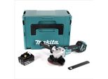 Smerigliatrice Angolare A Batteria Makita Dga 513 T1J 18V 125Mm Brushless + 1X Batteria Ricaricabile 5.0Ah + Makpac - Senza Caricabatterie