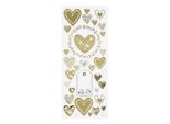 Creativ Company Sticker Cuori D'oro, 1 Vel