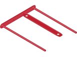 Fellowes® 1189301 Bankers Box® Clip Per Archivio - Plastica, Rosso, Confezione Da 100