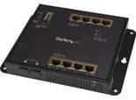 Startech.Com IES101GP2SFW L2 Gigabit Ethernet (10/100/1000) Switch Di Rete Connessione Ethernet, Supporto Power Over Ethernet (Poe) Nero