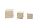 Creativ Company Cc Cubo Di Legno, Set Di 3 Pezzi