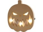 Zucca Con Luce, H 25 Cm, L 22 Cm, 1 Pezzo, Profondità 4 Cm