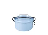 Riess Contenitore Per Alimenti Rotondo Ø14 Da 1 Litro Con Coperchio E Manico Blu Pastello