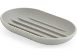 Umbra Bath Touch Seifenschale, SeifenbehäLter, Seifenablage, SeifenschäLchen, Soft Touch Kunststoff, Grau, 023272918