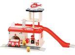 Small Foot World 10900 Stazione Dei Pompieri Con Accessori, 15 Pezzi (1 Set)
