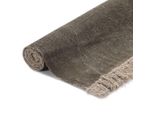 Vidaxl Tappeto Kilim In Cotone 160X230 Cm Taupe