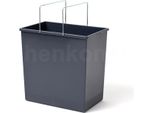 Cestino Interno Hailo 1050209 Grigio Scuro 24 L 345 X 220 X 350 Mm 2 Maniglie