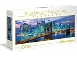 Clementoni Collezione Alta Qualità New York Ponte Di Brooklyn Puzzle Panoramico Da 1000 Pezzi