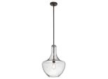 Lampada A Sospensione In Vetro Bronzo Antico Everly 1Xe27 60W Kichler