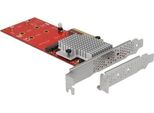 Delock Scheda Pci Express > 2 X M.2 Interno - Adattatore Di Interfaccia - Scheda M.2 A Basso Profilo - Pcie 3.0 X8 (90305)