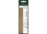 Faber Castell Matita A Carboncino Di Riso Senza Grassi Pitt Set Da 3
