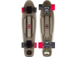 Nijdam 22,5'' Skateboard Trasparente Nero