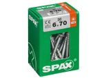 Set Di 30 Viti Spax Torx In Acciaio A Testa Svasata, Diam.6 Mm X L.70 Mm