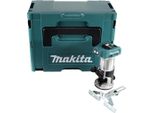 Fresatrice Multifunzione A Batteria Makita Drt 50 Zj Brushless 18V Solo In Makpac 3 - Senza Batteria E Caricabatterie
