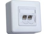 Metz Connect 130B11D20002-E Presa Di Corrente RJ-45 Bianco (130B11D20002E90)
