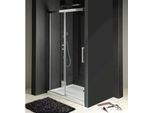 Gelco Fondura - Porta Doccia 1100 Mm, Vetro Trasparente/Cromo GF5011