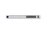Ubiquiti Unifi 16-Port Poe Managed L2/L3 Gigabit Ethernet (10/100/1000) Power Over Ethernet (Poe) 1U Silver