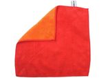 Panno In Microfibra Kochblume - 30?X?30 Cm Rosso-Arancio