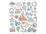 Adesivo Creativ Company Baby Boy, 1 Foglio