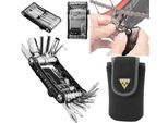 Topeak Mini PT30, Multiutensile, 30 Funzioni, Attrezzo Per Riparazione Biciclette, Nero