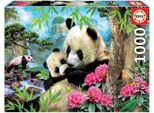 Educa 17995, Cuddly Pandas, Puzzle Da 1000 Pezzi Per Adulti E Bambini A Partire Dai 10 Anni, Puzzle Di Animali