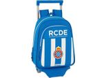 Safta Rcd Espanyol 8.9L Con Ruote Bianco / Blu Taglia Unica