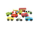 Bigjigs Rail Set Di Binari In Legno Per Automobili