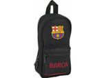 Safta 412027747 Astuccio Portamatite A 4 Scomparti, 33 Pezzi, Fc Barcelona, Nero Fcb