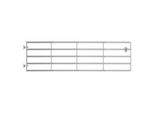 Vidaxl Cancello In Vimini A 5 Tubi In Acciaio (115-300)×90 Cm Argento