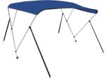 Vidaxl 3-Bow Bimini Top Blu 183X140X137 Cm