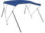 Vidaxl 3-Bow Bimini Top Blu 183X180X137 Cm
