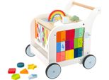 Small Foot - Passeggino Di Legno Per Bambini Fiori