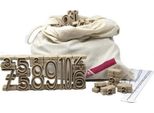 Apprendimento Attivo Wissner® - Set Di 170 Numeri Impilabili In Re-Wood