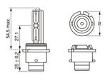 D2S Bosch Lampadine Auto 85V 35W 1 987 302 910