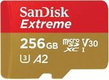 Sandisk Extreme, 256 Gb, Microsdxc, Classe 3, UHS-I, 160 Mb/S, 90 Mb/S
