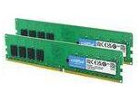 Crucial - DDR4 - 16 Gb: 2 X 8 Gb - Dimm 288-PIN - 3200 Mhz / PC4-25600 - CL22 - 1,2 V - Non Bufferizzato - Nonecc